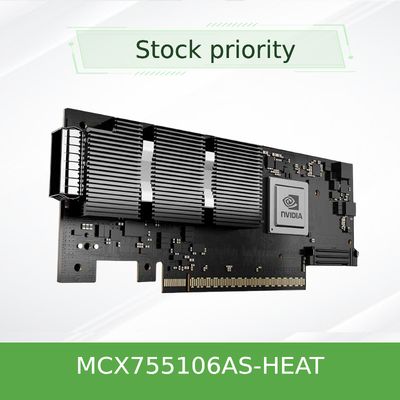 MCX755106as-Heat (900-9X7AH-0078-DTZ) Nvidia Connectx-7 200g آداپتور اترنت با دو پورت