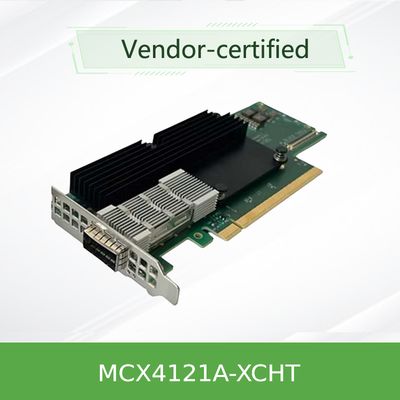 MCX4121A-XCHT 3050m 10GBPS تراشه کارت شبکه Mellanox MCX4121A-XCHT