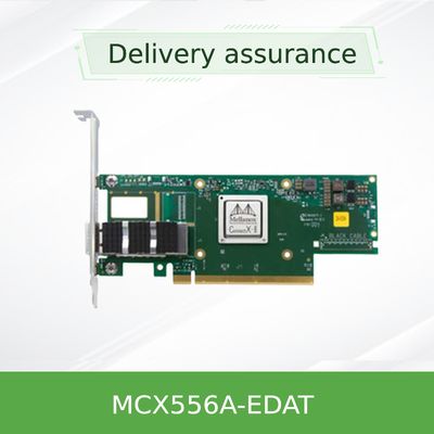 ConnectX-5 Ex VPI آداپتور کارت شبکه Mellanox EDR InfiniBand و 100GbE دو پورت QSFP28 MCX556A-EDAT
