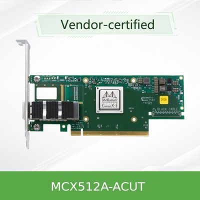 کارت شبکه SFP28 10GbE/25GbE ملانوکس X8 کارت اترنت PCIE MCX512A-ACUT