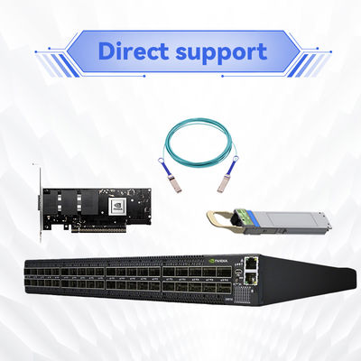 MSB7800-ES2F سوئیچ شبکه ملانوکس InfiniBand EDR 100Gb/S سیستم 36 QSFP28 پورت 1U