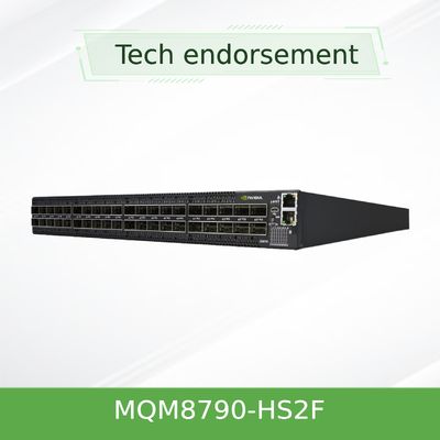 سوئیچ شبکه ملانوکس MQM8790-HS2F 40 پورت غیر مسدود کننده HDR 200Gb/S مدیریت شده