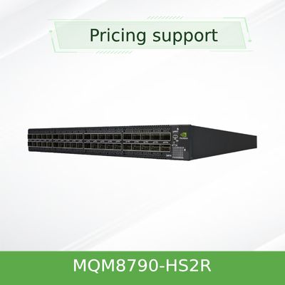 عملکرد شبکه پیشرفته سوئیچ Mellanox MQM8790-HS2R(920-9B110-00RH-0D0) Quantum Hdr Infiniband Switch با 40 پورت Qsfp56 انویدیا