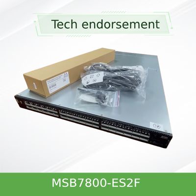 سوئیچ شبکه ملانوکس MSB7800-ES2F-IB 2 مبتنی بر EDR InfiniBand 1U 36 پورت QSFP28