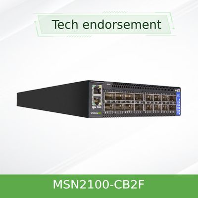 سوئیچ های اترنت ملانوکس MSN2100-CB2F با نصف عرض 10/25 گیگابایت و 100 گیگابایت