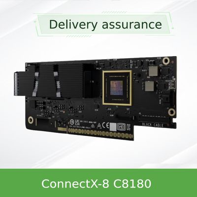 Nvidia Connectx-8 آداپتور C8180 (900-9X81E-00EX-DT0) Single-Cage Osfp Infiniband: 800gbs Xdr Ib
