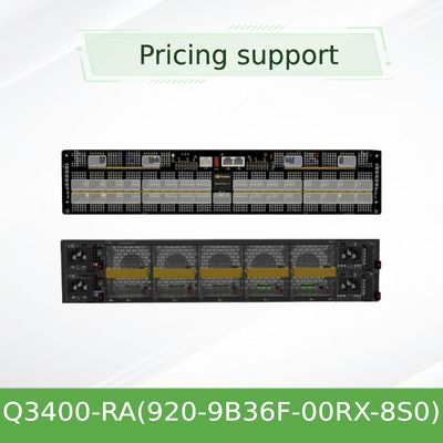 سوئیچ اینفینی‌بند XDR مبتنی بر Quantum-3 Q3400-RA 920-9B36F-00RX-8S0 4U با 144 پورت XDR بر روی 72 محفظه OSFP و 8 منبع تغذیه