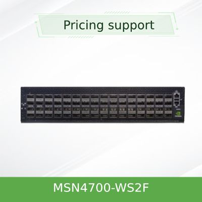 32 سوئیچ اترنت ملانوکس منبع باز QSFP-DD 400GbE 1U MSN4700-WS2F