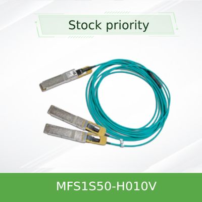 کابل MFS1S50-H010V ملانوکس IB 200Gb/S HDR تا 2x100Gb/S HDR100 MMF 10m تاخیر کم