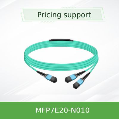 Nvidia Mfp7e20-Nxxx کابل فیبر فیبر چند حالت نوری Mfp7e20-N010 Mmf، MPO12 APC به 2xmpo12 APC
