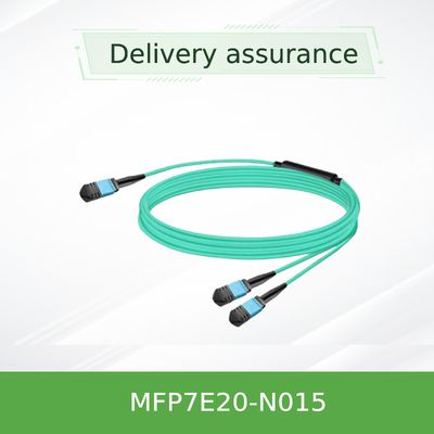 Nvidia Mellanox 100% محصولات اصلی Mfp7e20-N015 کابل فیبر غیر فعال، Mmf، MPO12 APC به 2xmpo12 APC، 15m