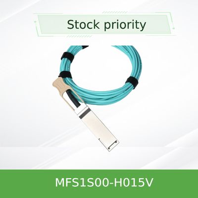 کابل DAC ملانوکس AOC MFS1S00-H015V کابل فیبر AOC اتصالات مرکز داده سریع کارآمد 100GbE 25GbE