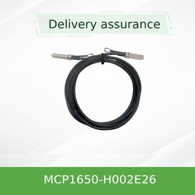 MCP1650-H002E26 ((980-9I549-00H002) کابل Mellanox Dac مس منفعل Ib HDR تا 200GB / S Qsfp56 2M