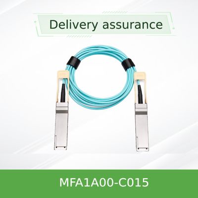 کابل اترنت 100GbE QSFP LSZH Mellanox AOC MFA1A00-C015 15m