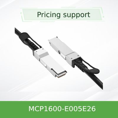 کابل DAC Mellanox IB EDR طول 5 متر MCP1600-E005E26 با سرعت بالا 100 گیگابیت بر ثانیه QSFP28، نو و اورجینال