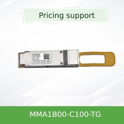 فرستنده گيرنده جديد و اصلي Mellanox MMA1b00-C100-Tg 100gbe Qsfp28 تا 100 متر، Ddmi