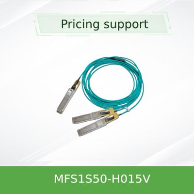 کابل MFS1S50-H015V Mellanox Aoc InfiniBand Active Copper QSFP+ به SFP+ مونتاژ کابل