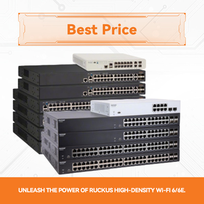 سوئیچ PoE+ جمع و جور و قابل انباشت RUCKUS ICX 8200-C08PF