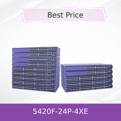 سوئیچ 5420f با عملکرد فوق‌العاده، 24 پورت، پشتیبانی از 4xe، مدل 5420f-24p-4xe