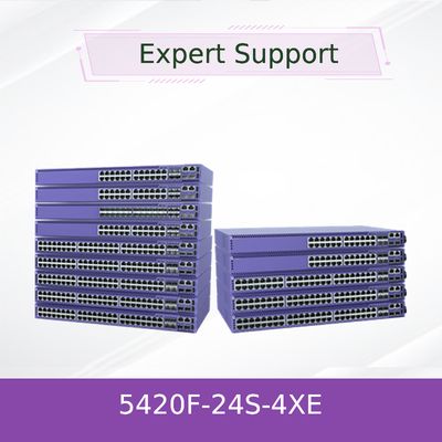 سوئیچ 5420f با عملکرد فوق‌العاده، 24 پورت، پشتیبانی از 4xe، مدل 5420F-24S-4XE