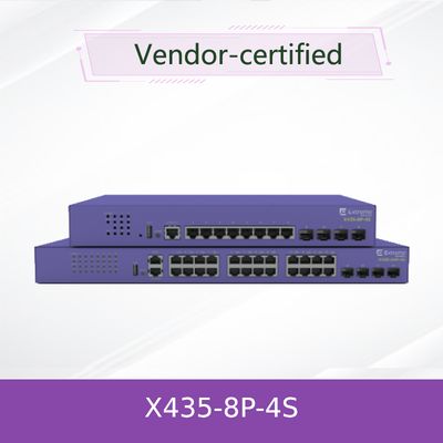 سوئیچ شبکه X435-8p-4s با عملکرد بالا و فوق‌العاده برای اتصال سریع