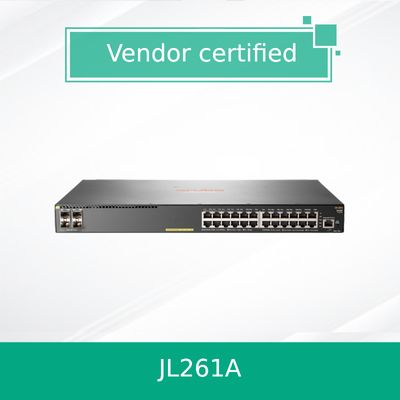 سوئیچ اچ‌پی‌ای آروبا نتورکینگ 2930f 24G Poe+ 4SFP 370W (JL261A) نو و اورجینال