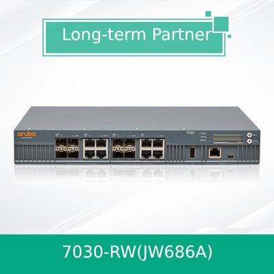 Hpe Aruba 7030 (JW686A) Hpe 7000 سری کنترل کننده بی سیم Ap اصلی و جدید