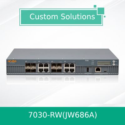 Hpe Aruba 7030 (JW686A) Hpe 7000 سری کنترل کننده بی سیم Ap اصلی و جدید
