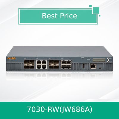Hpe Aruba 7030 (JW686A) Hpe 7000 سری کنترل کننده بی سیم Ap اصلی و جدید