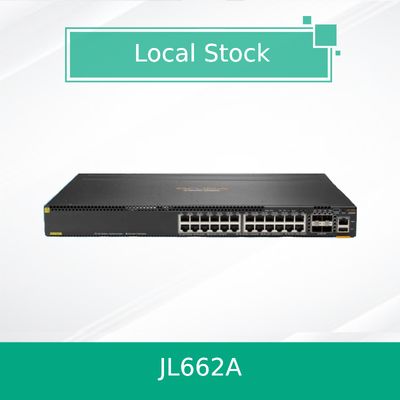 Hpe Aruba Networking Cx 6300m 24-Port 1gbe کلاس 4 Poe و 4-Port SFP56 Switch (JL662A)