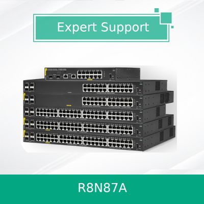 سوئیچ Hpe Aruba Networking Cx 6000 24G Class4 Poe 4SFP 370W (R8N87A) نو و اورجینال