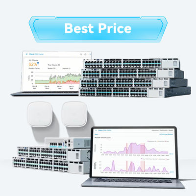 اصلی جدید سیسکو C9200L-24t-4G-E سری 9200 24-Port 10/100/1000 + 4X1g SFP Network Switch