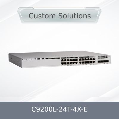C9200L-24t-4X-E سری اصلی 9200L 24 پورت داده 4X10g Uplink Switch ضروریات شبکه ایثانت سوئیچ