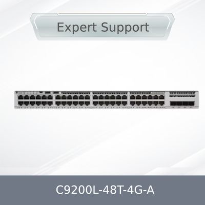 برند اصلی سیسکو C9200L-48t-4G-a سوئیچ شبکه 48 پورت سری C9200L