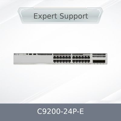 اصلی C9200-24p-E 9200 Layer 2 Ethernet 24 Port Poe Network Switch با عملکرد Qos