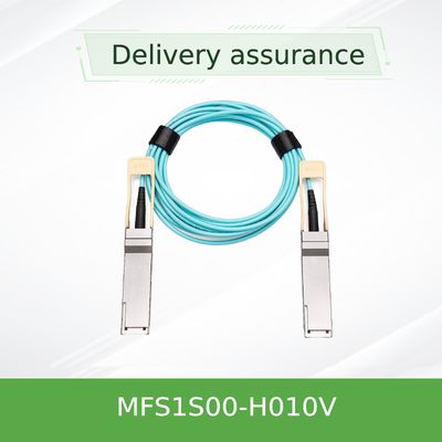 کابل نوری فعال NVIDIA MFS1S00-H010V 200Gb/s QSFP56 - کابل نوری فعال 10 متری برای مراکز داده HDR InfiniBand و 200GbE