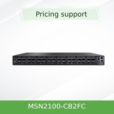 سوئیچ اترنت باز NVIDIA Spectrum SN2100 MSN2100-CB2FC 100GbE | 16 پورت QSFP28 | شبکه سازی مراکز داده و ابر