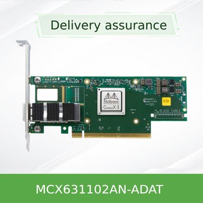 NVIDIA ConnectX-6 Lx MCX631102AN-ADAT دوگانه 25GbE PCIe کم‌ارتفاع SmartNIC با فناوری ASAP²