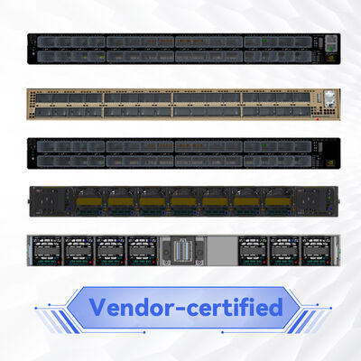 Mellanox MQM9790-NS2F 64-Port 400Gb/s InfiniBand Switch. از طریق خارجی برای پارچه های تعریف شده توسط نرم افزار UFM مدیریت می شود.