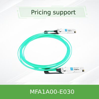 کابل نوری فعال Mellanox MFA1A00-E030 100Gb/s QSFP28 EDR به طول 30 متر InfiniBand LSZH VCSEL