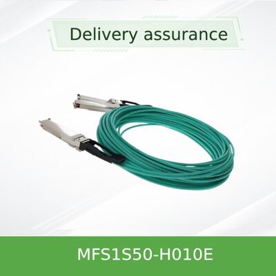 NVIDIA MFS1S50-H010E 200G به 2x100G QSFP56 AOC کم تاخیر کابل تقسیم کننده