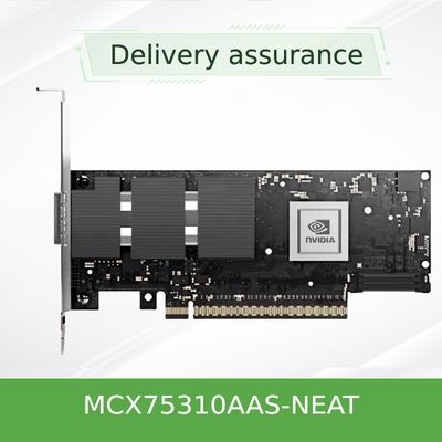 NVIDIA ConnectX-7 NDR 400Gb / s Smart NIC MCX75310AAS-NEAT 400GbE RoCE و Secure Boot