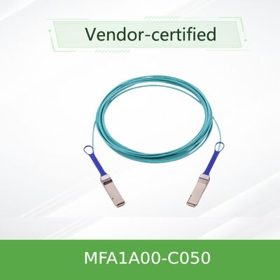 NVIDIA MFA1A00-C050 100G AOC برای مراکز داده و شبکه های اترنت