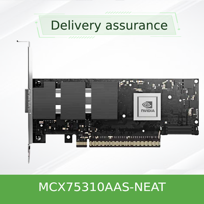 آداپتور RDMA ConnectX-7 MCX75310AAS-NEAT 400G تک پورت برای AI، HPC و مراکز داده ابری