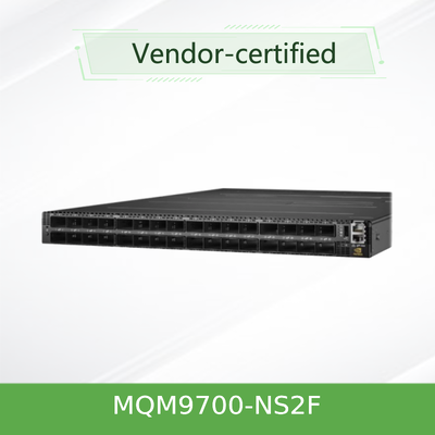 سوئیچ InfiniBand انویدیا ملانوکس MQM9700-NS2F NDR با سرعت 400 گیگابیت بر ثانیه (64 پورت QSFP56)