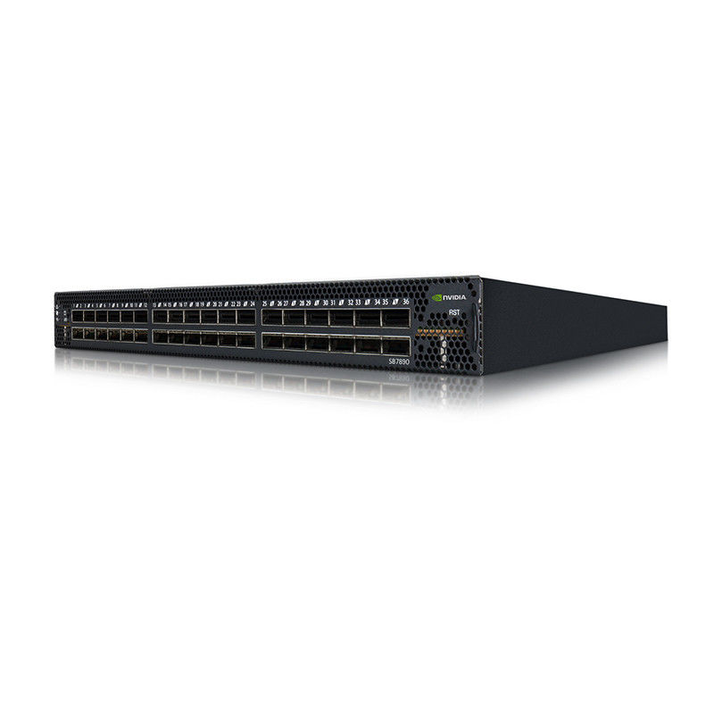 سوئیچ 36p مدیریت خارجی EDR 100Gb/S Smart Mellanox Infiniband Switch MSB7890-ES2F Non Blocking