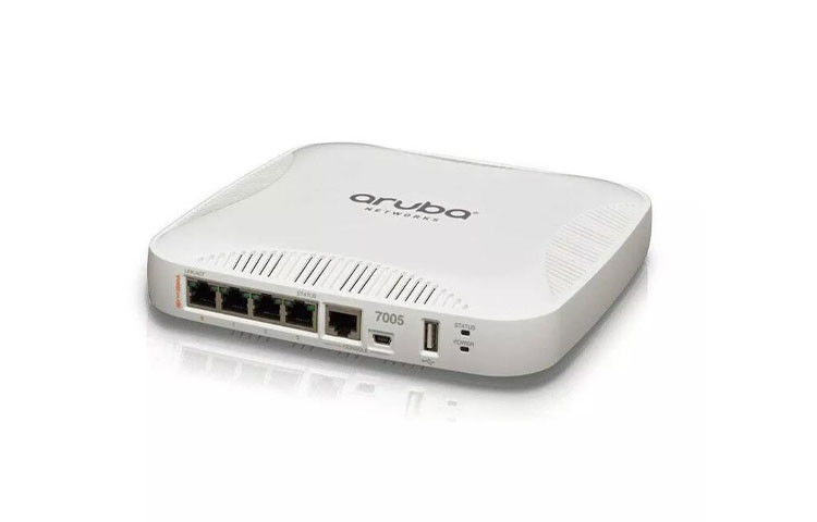 16 AP Wireles 7005 Aruba Controller 7005-RWJW633A 4 Port 10/100/1000BASE-T
