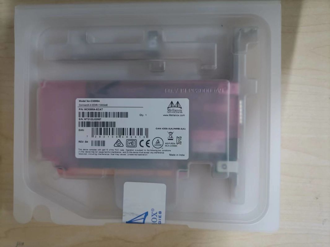 کارت شبکه Mellanox VPI Mellanox 100gbe Nic Adapter Card MCX555A-ECAT ConnectX-5 EDR 100GbE