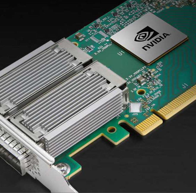 کارت آداپتور شبکه EDR/100GbE VPI Mellanox 100gbe Nic MCX556A-EDAT ConnectX-5 QSFP28
