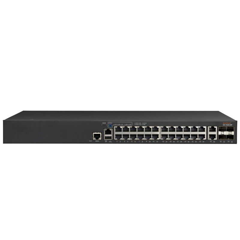 سوئیچ شبکه Ruckus 24P 4X1G ICX7150 10/100/1000Mbps RJ-45 PoE 370W